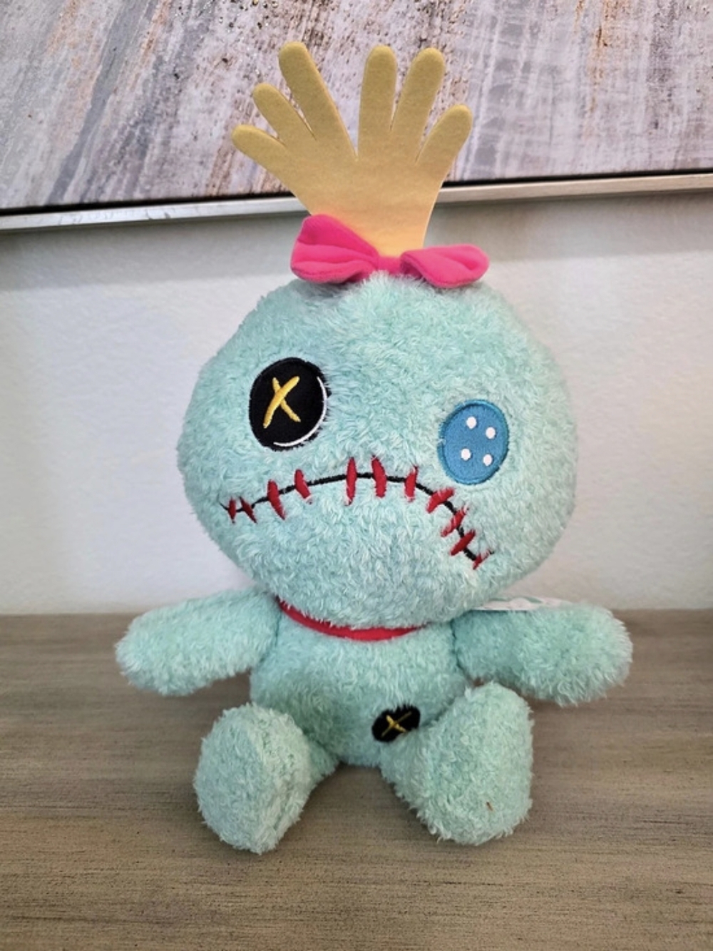 Disney Baby Lilo & Stitch Cuteeze Scrump Plush Toy Green & Pink